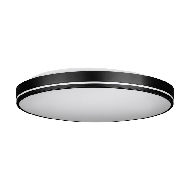 Plafonnier LED Orotava noir et blanc dimmable Ø 39,5 cm 2 x 11 W EGLO