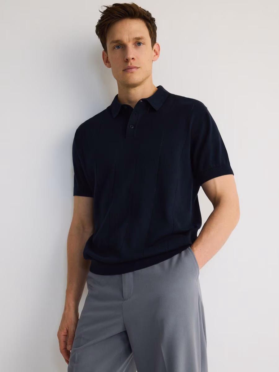 Stripe Polo Jumper