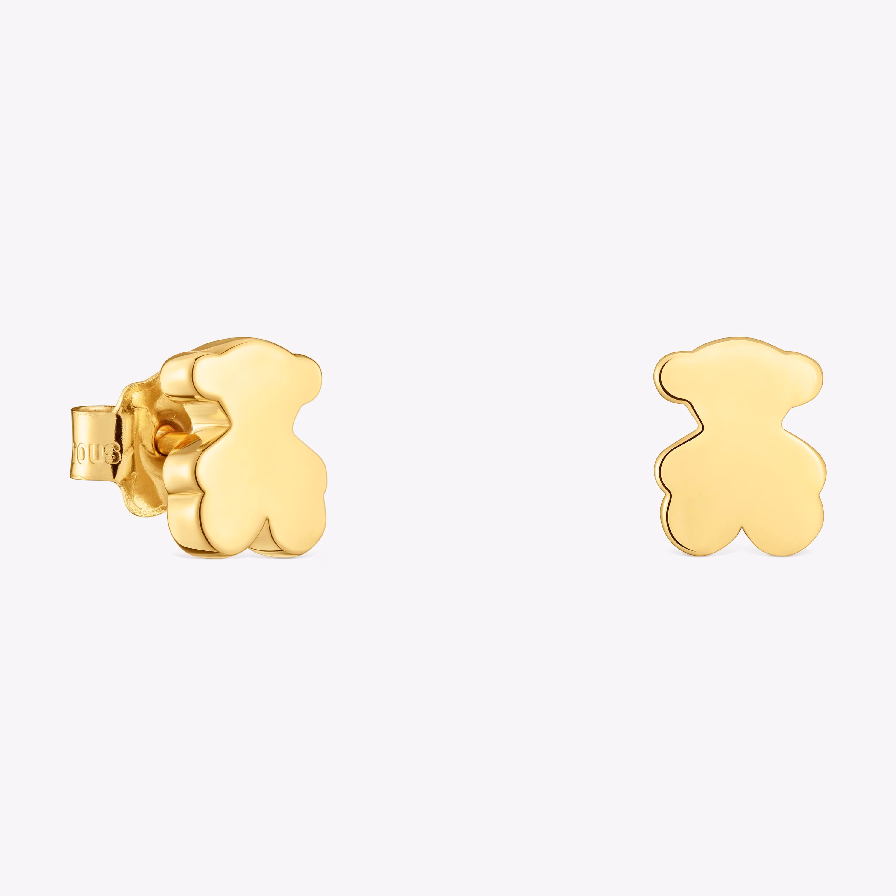 Pendientes oso de oro 8 mm Sweet Dolls