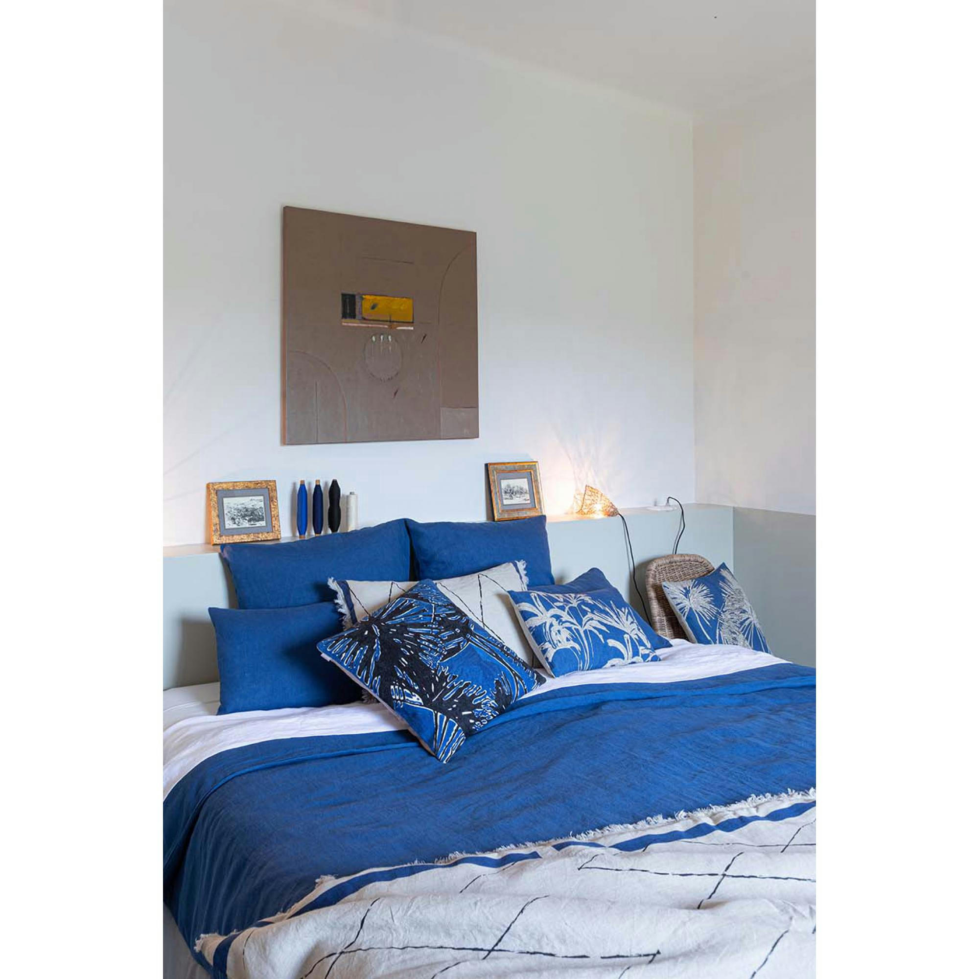 ZEFF - Housse de couette stonewashed  en lin touareg 140 x 200