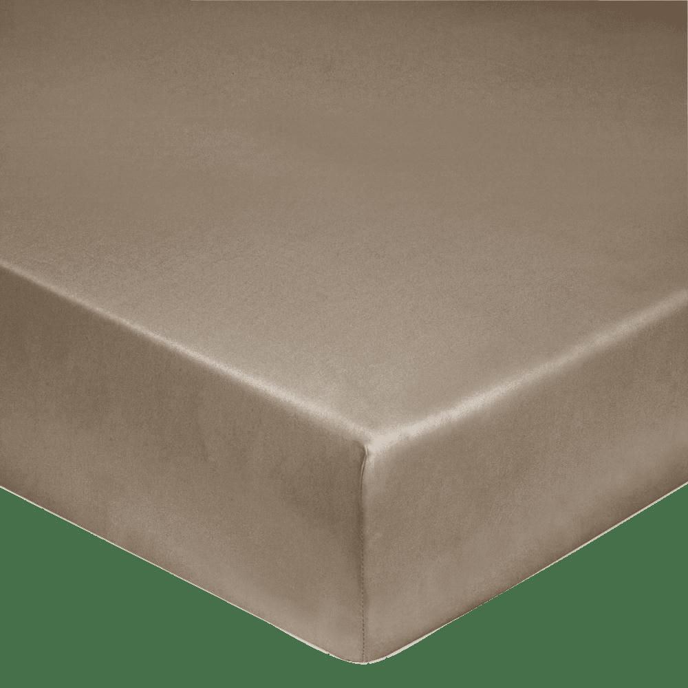 FLANDRES - Drap housse en coton lin lavé vert céladon 90 x 190 cm