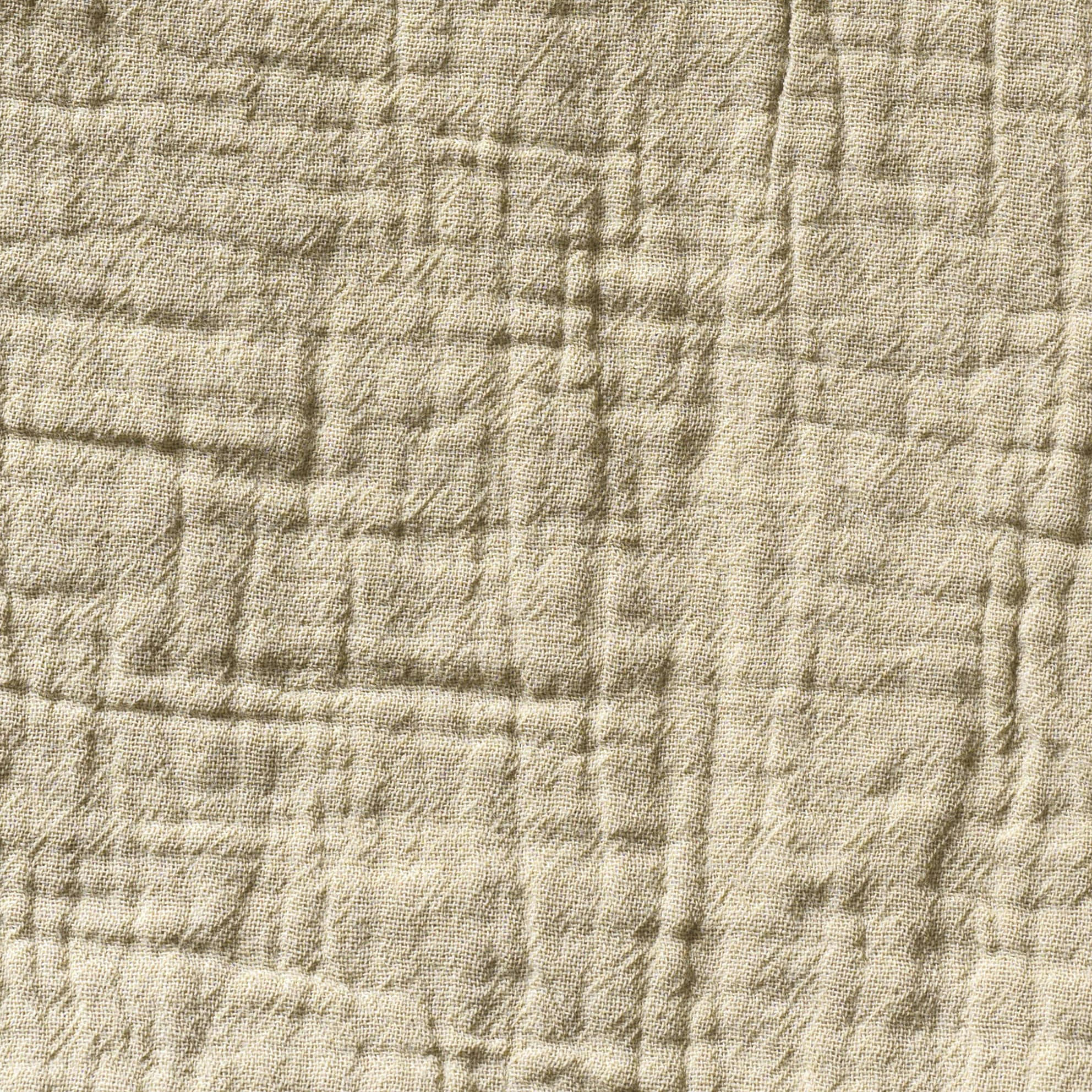 GAZE DE COTON LIGHT - Drap housse en gaze de coton light mastic 160X200X30 CM