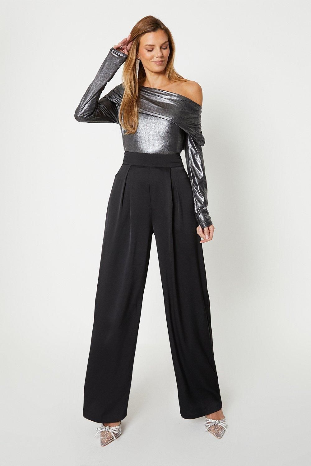 Coast Wide Leg Satin Trouser