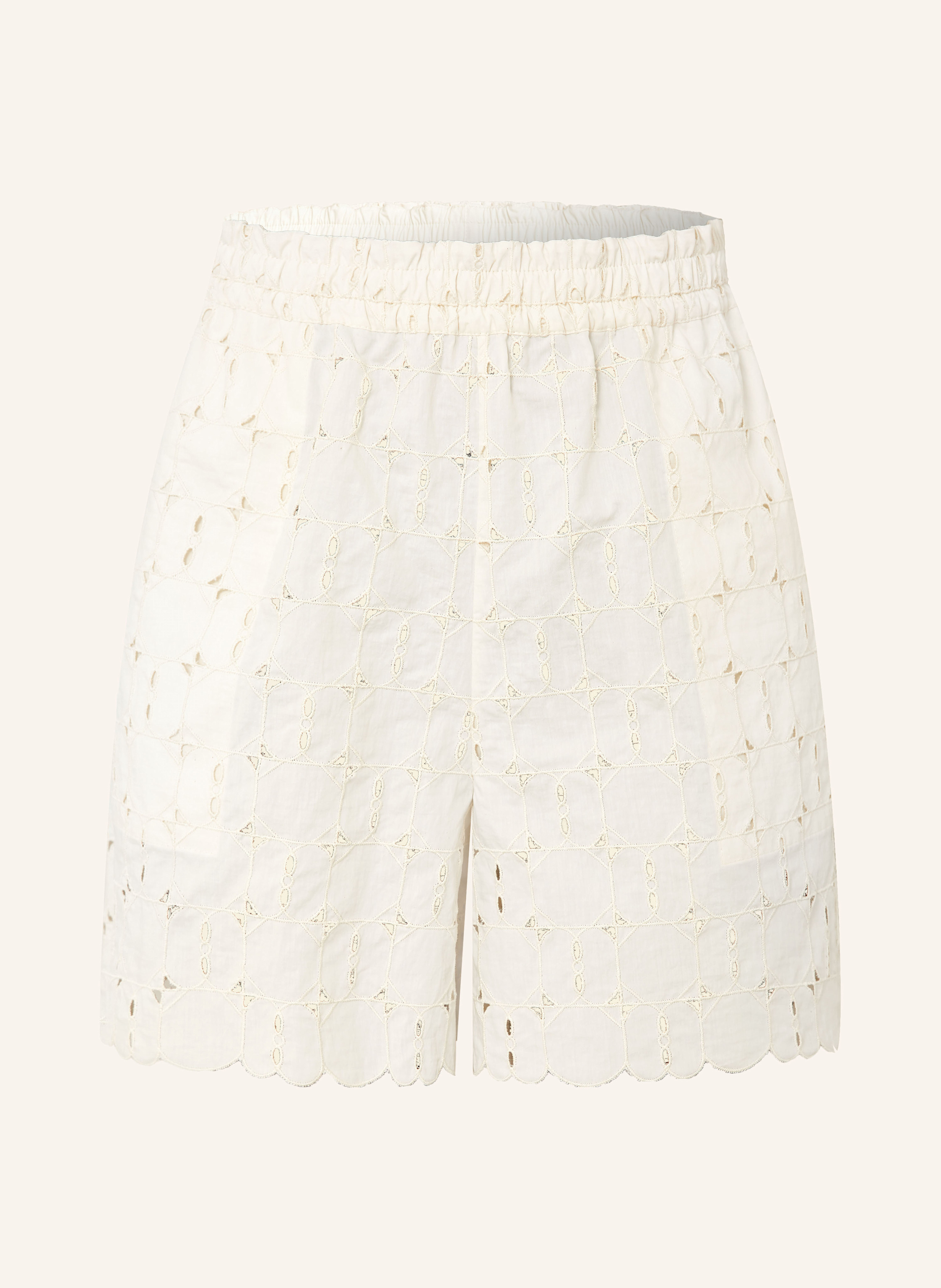 MONCLER Shorts aus Lochspitze