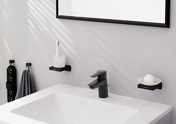 Mitigeur de lavabo M noir mat Hansgrohe MySport