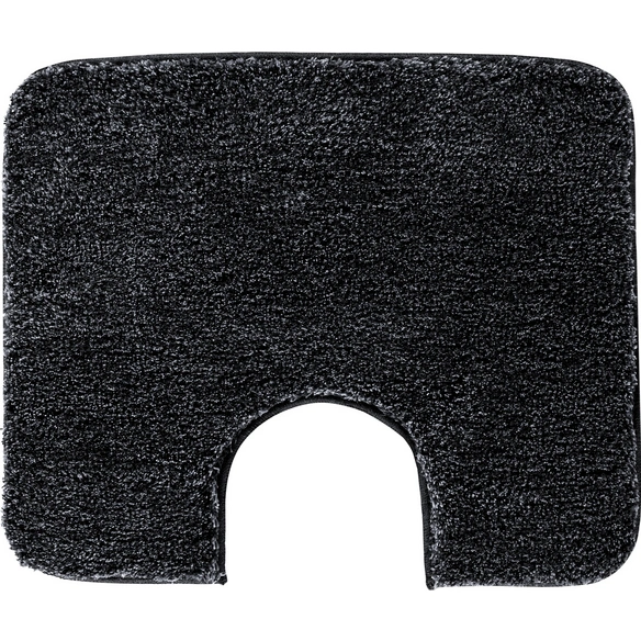 Badematte »Melange«, BxL: 50 x 60 cm, anthrazit, aus 100% Polyacryl