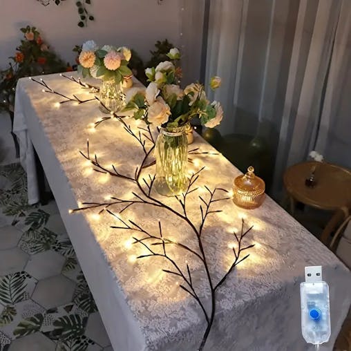 NNETM USB-Powered Tree Branch Decoration - Christmas Night Light