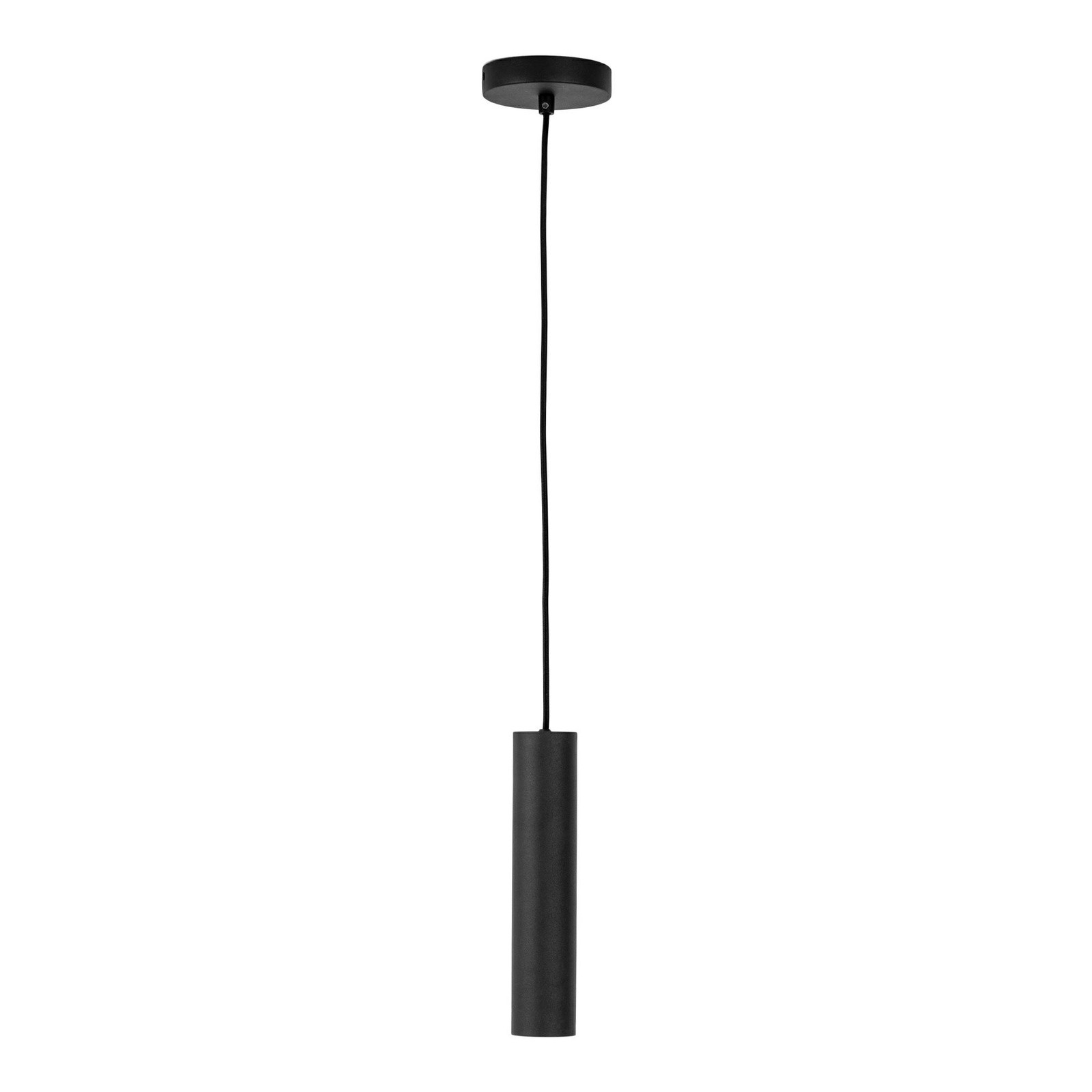 LAMPA WISZĄCA Paris czarna matowa STALOWA przewód do 120 cm