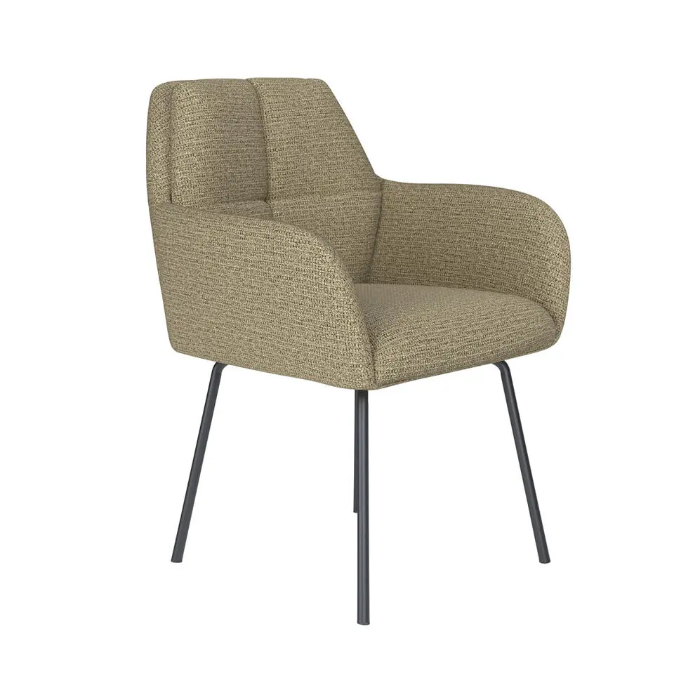 Housecraft Pete Eetkamerstoel Metaal Pistache groen