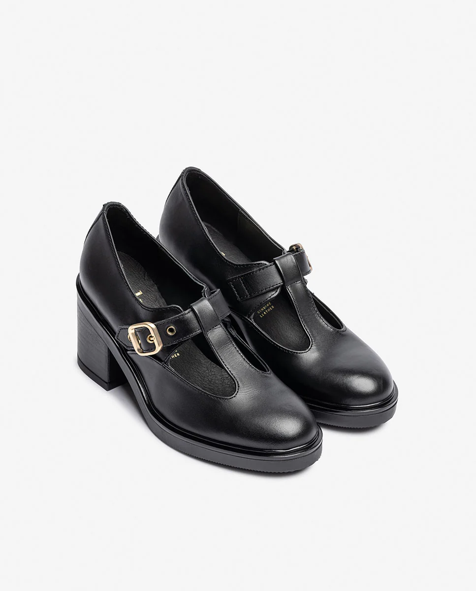 Zapato de tacón ELLA-003 negro