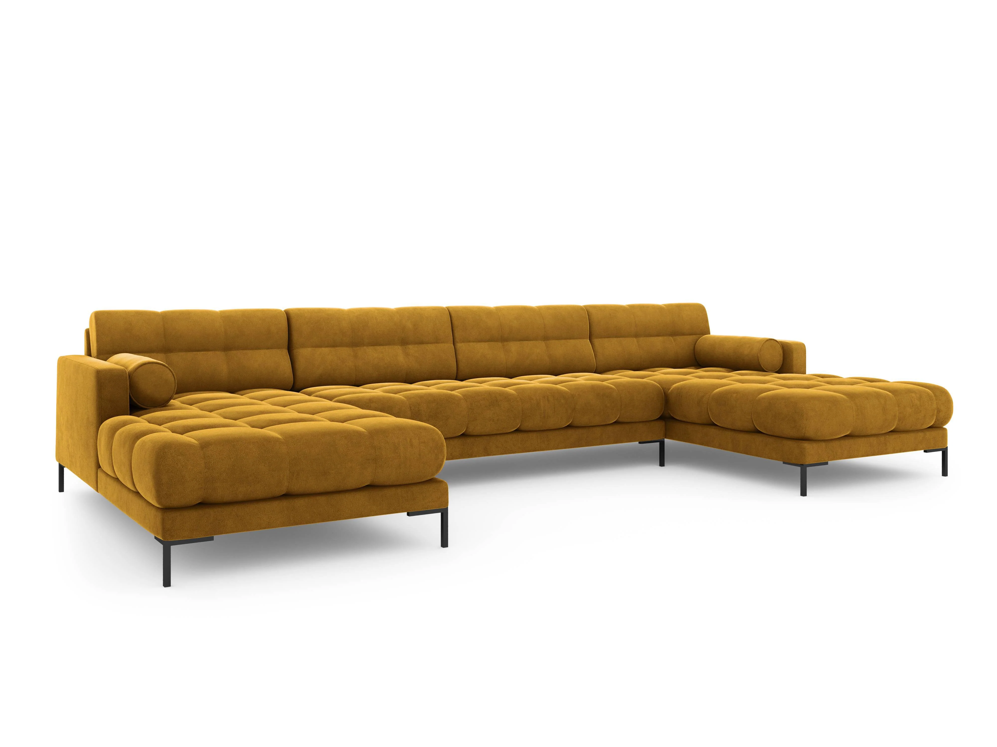 U-hoekbank Bali velvet