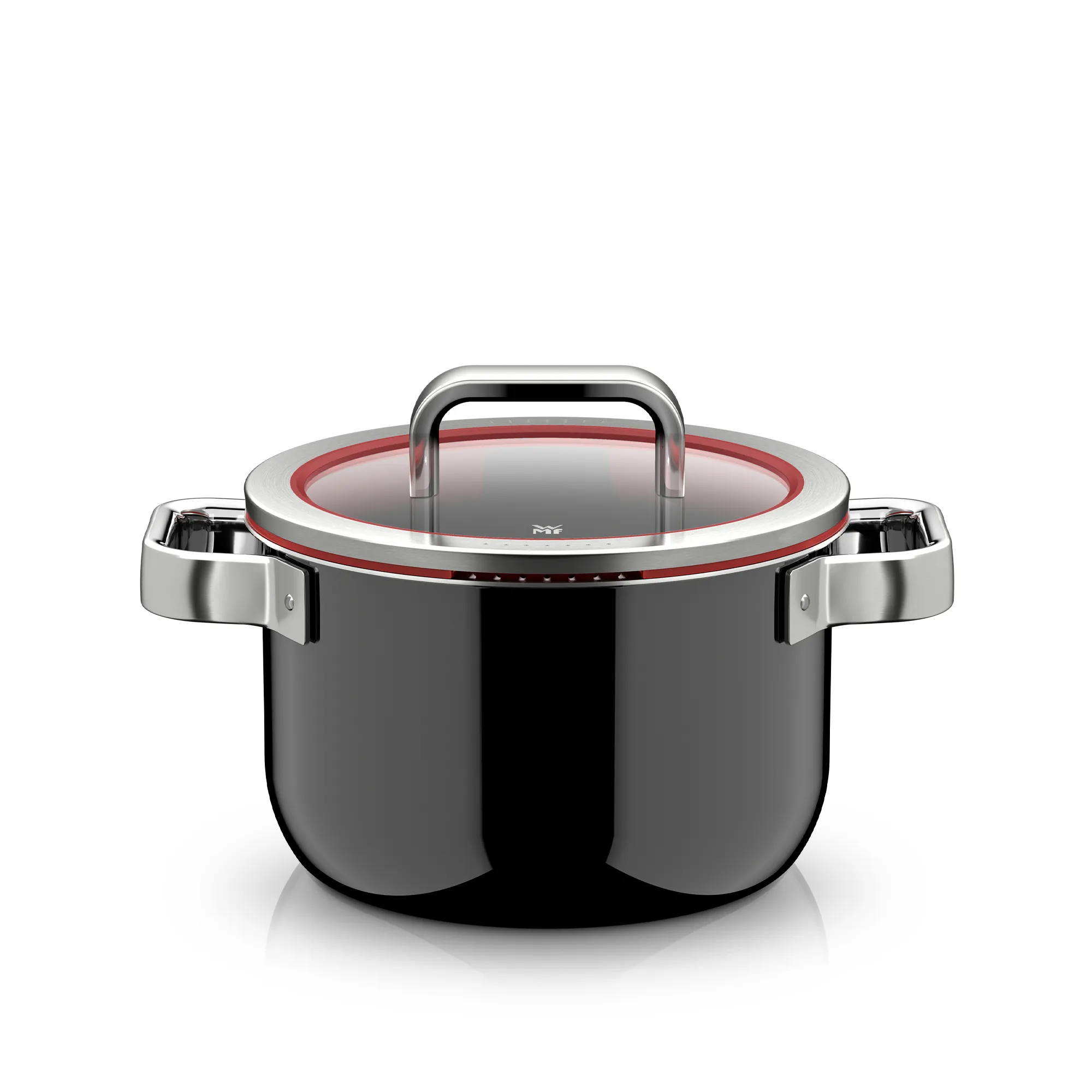 Fusiontec Function Pro, Soup Pot With Lid, 20 cm, Black