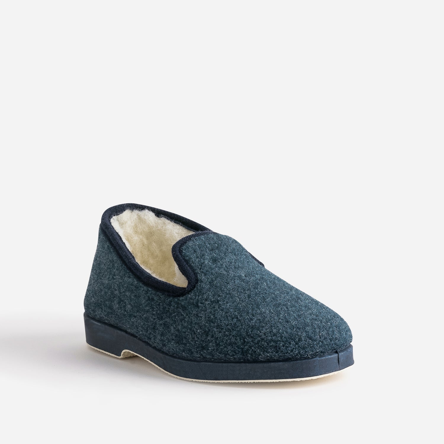 Charentaise bleue fourrée