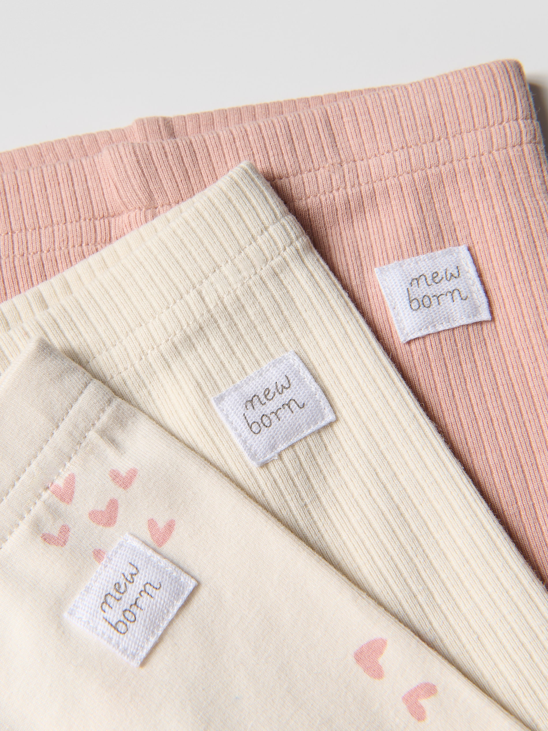 Bawełniane legginsy 3 pack