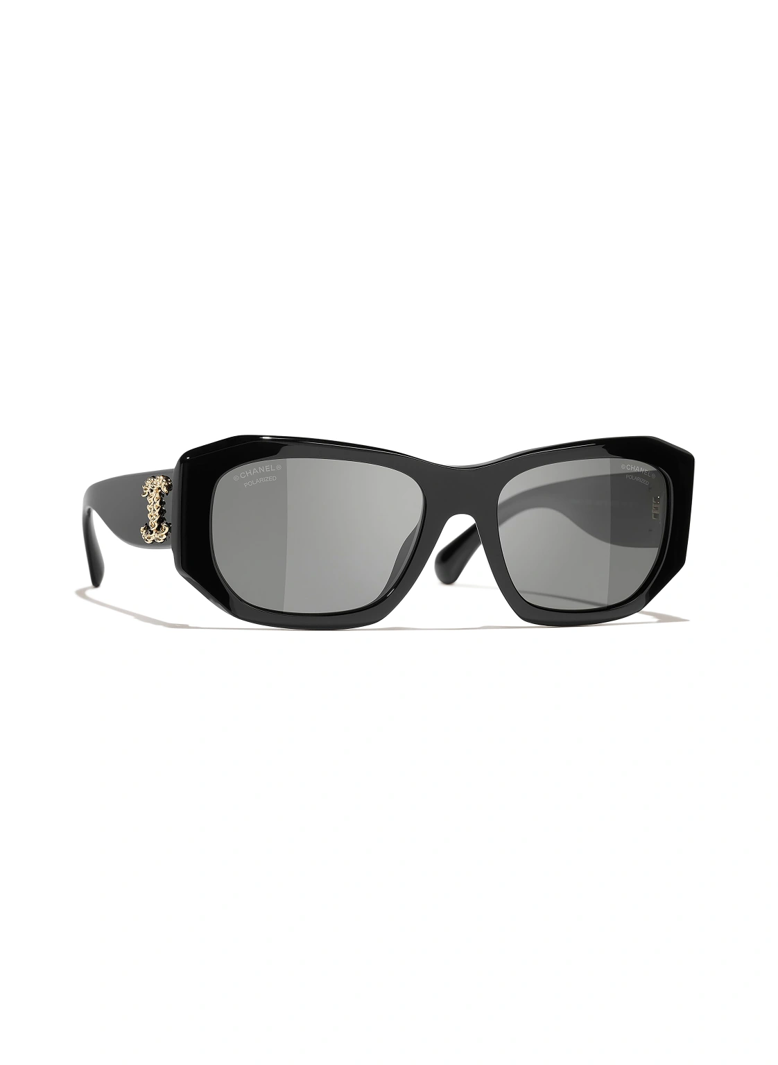 CHANEL Rechteckige Sonnenbrille