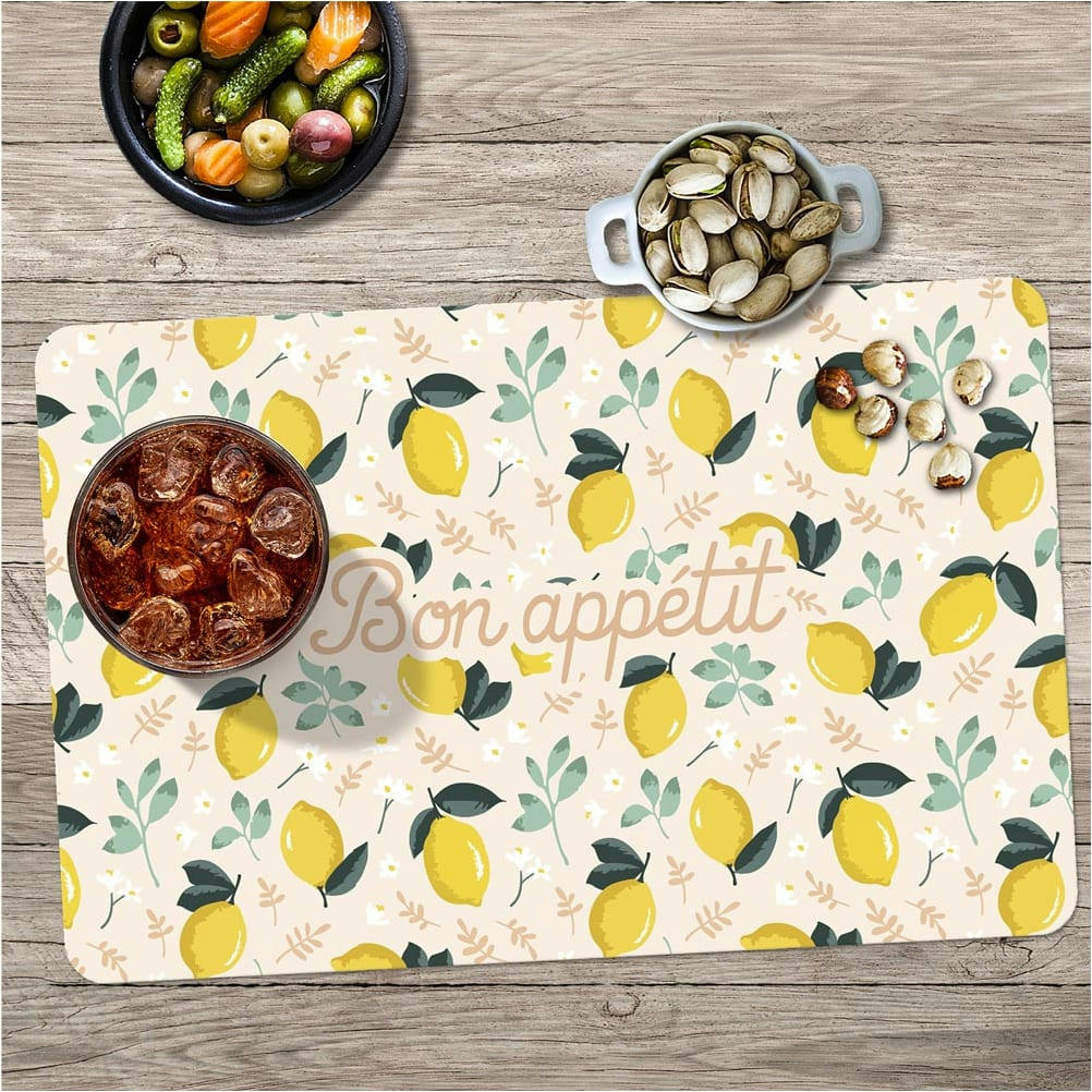 - Set de table Bon appétit citrons 28x43cm