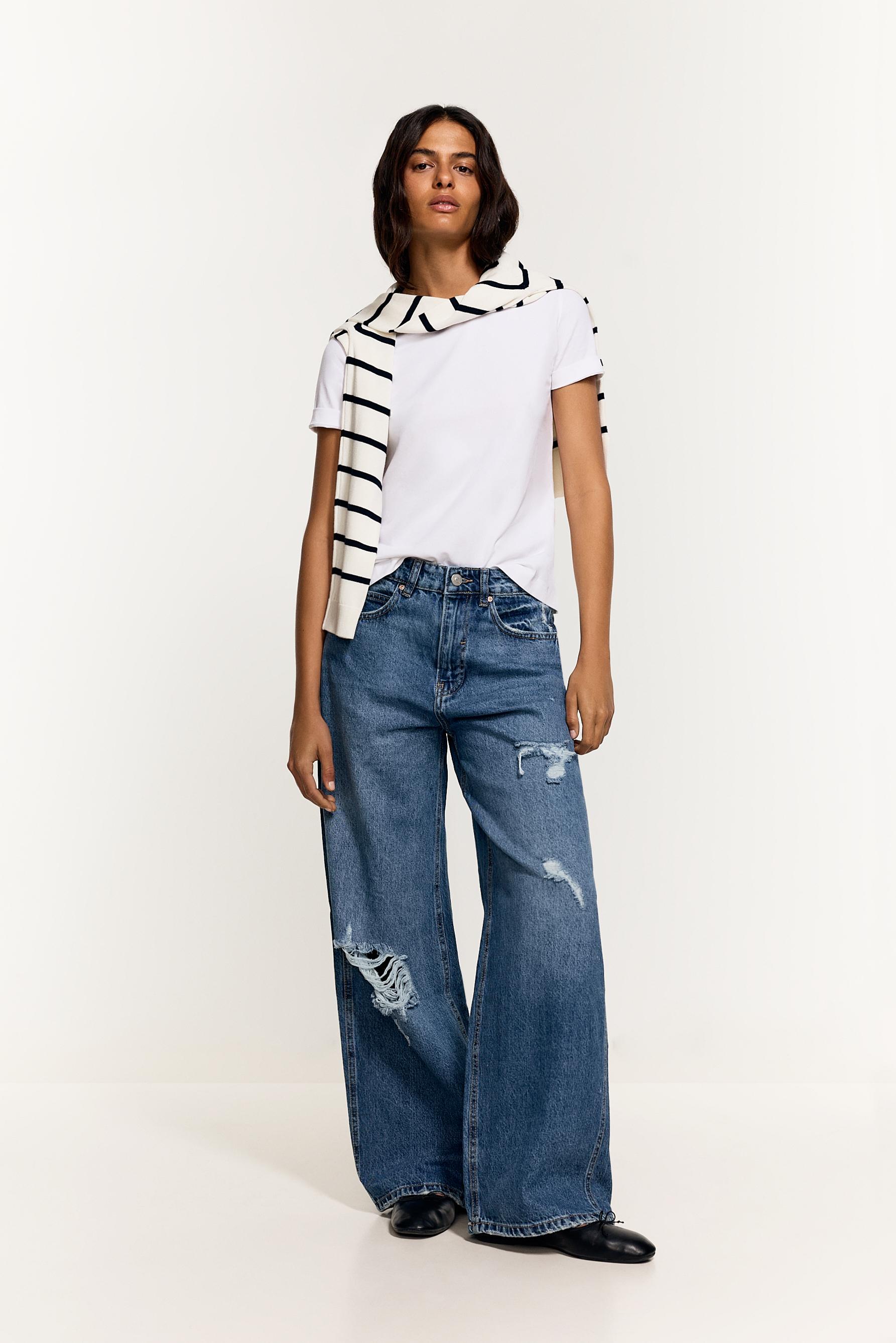 Jeans baggy rotos