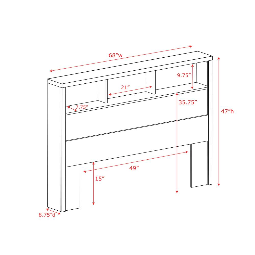 Prepac District Full/Queen Headboard
