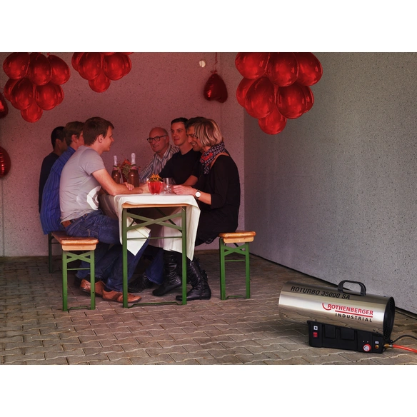 Gasheizung »RoTurbo«, für den Außenbereich