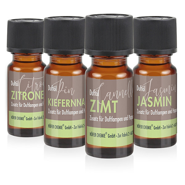 Coffret Parfumé Set 7 - Avec 4 Parfums : Citron, Cannelle, Pin, Jasmin