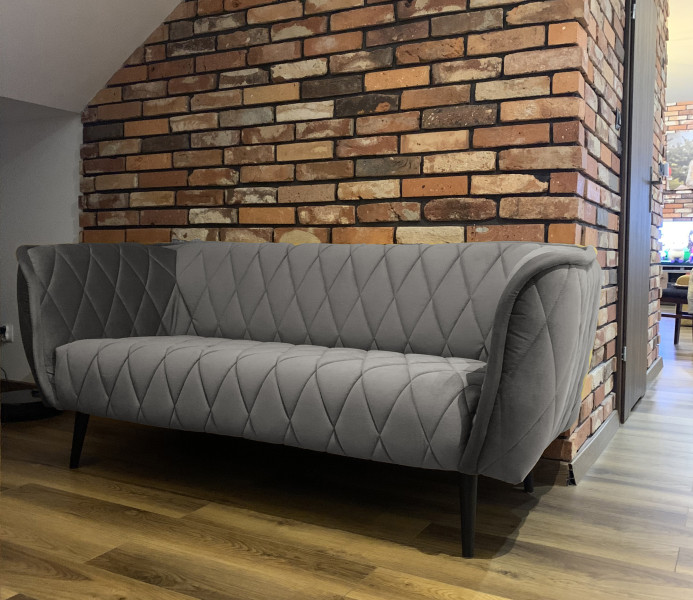 Sofa 3-osobowa styl skandynawski LIDO 184x74cm