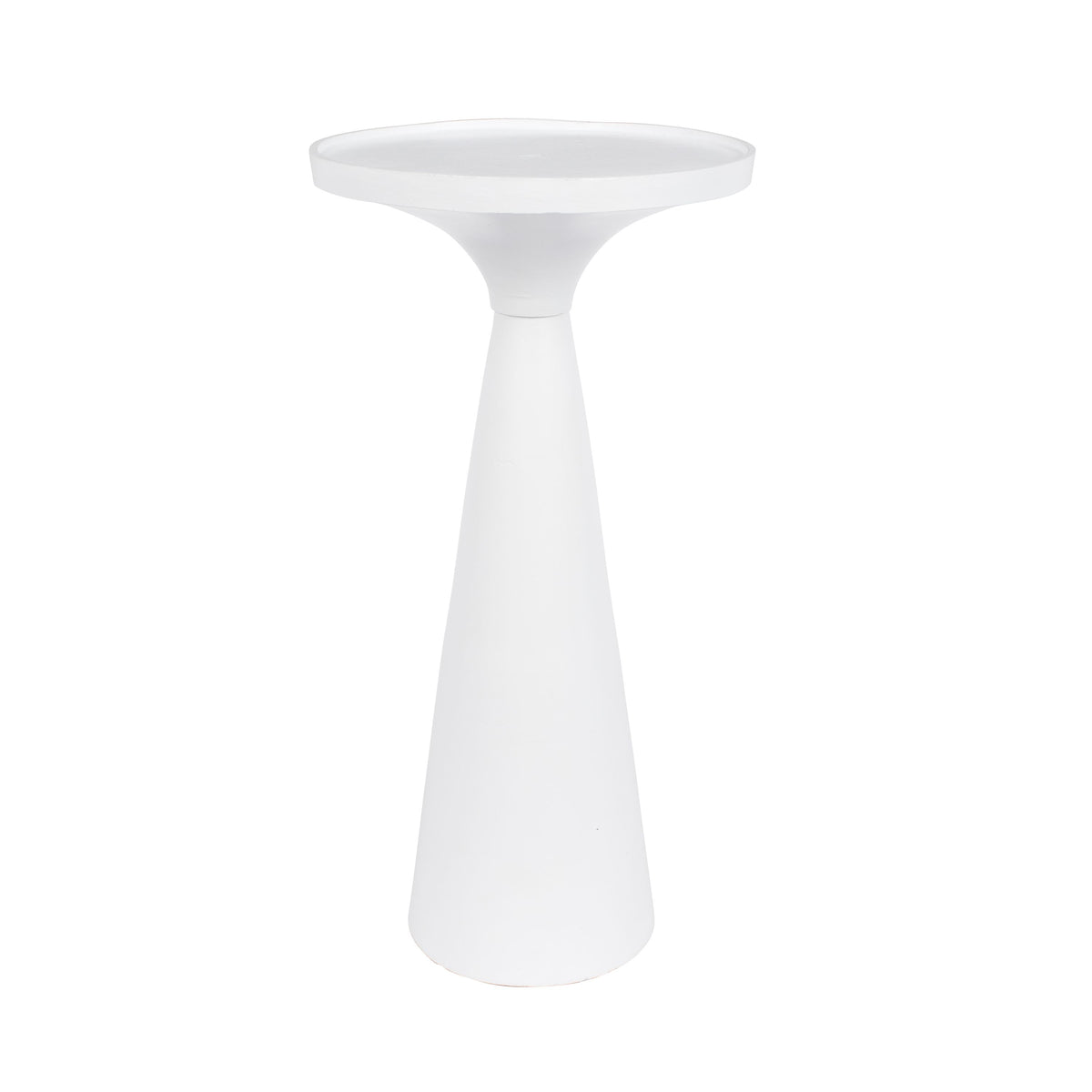 Zuiver Floss Bijzettafel Rond 28 cm Wit