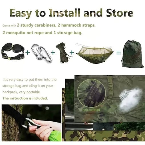 NNEOBA camouflage double hammock