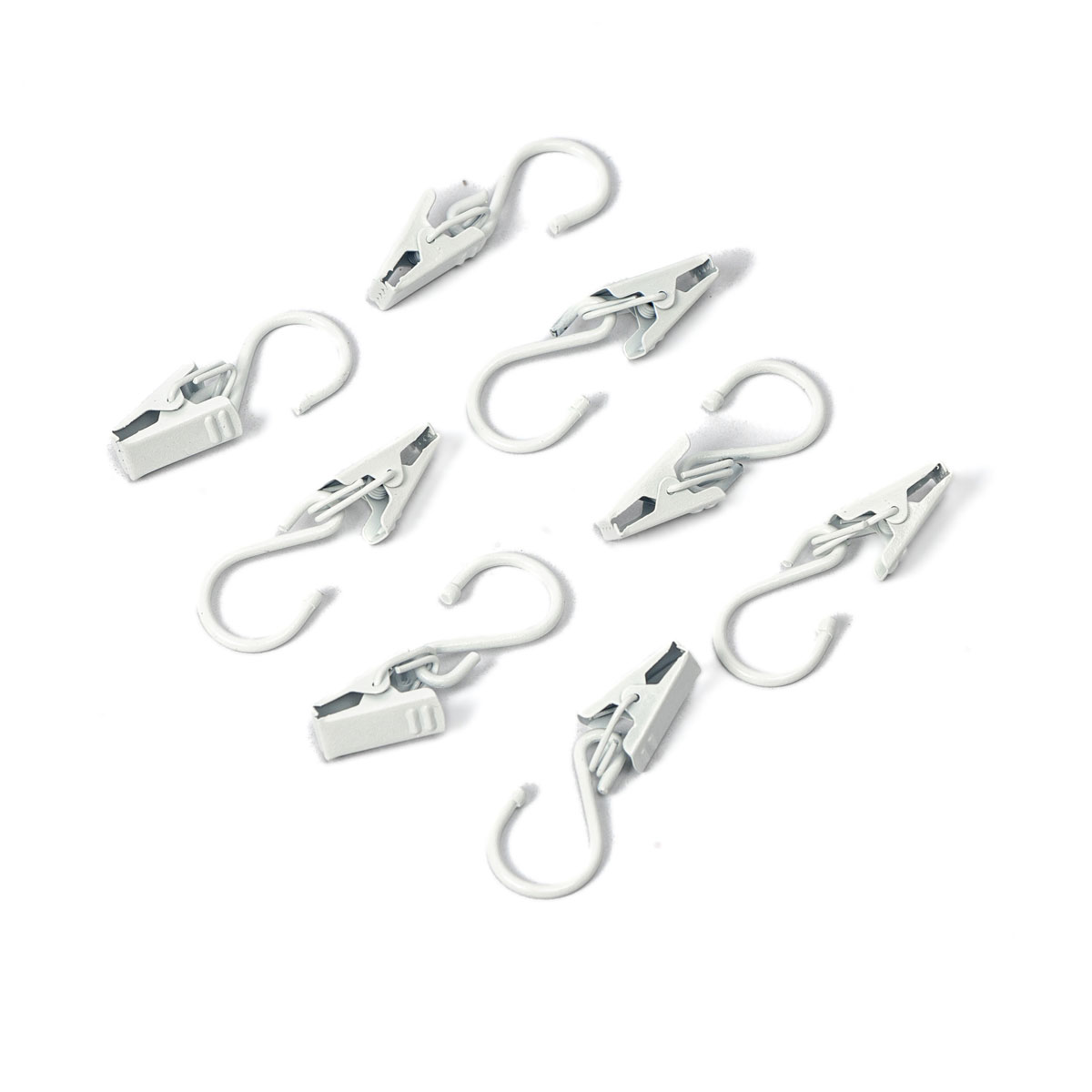 Conjunto de 8 molas brancas para argola