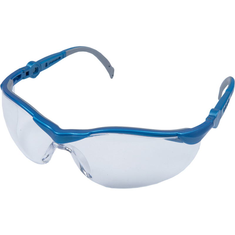 Lunettes de protection bleues