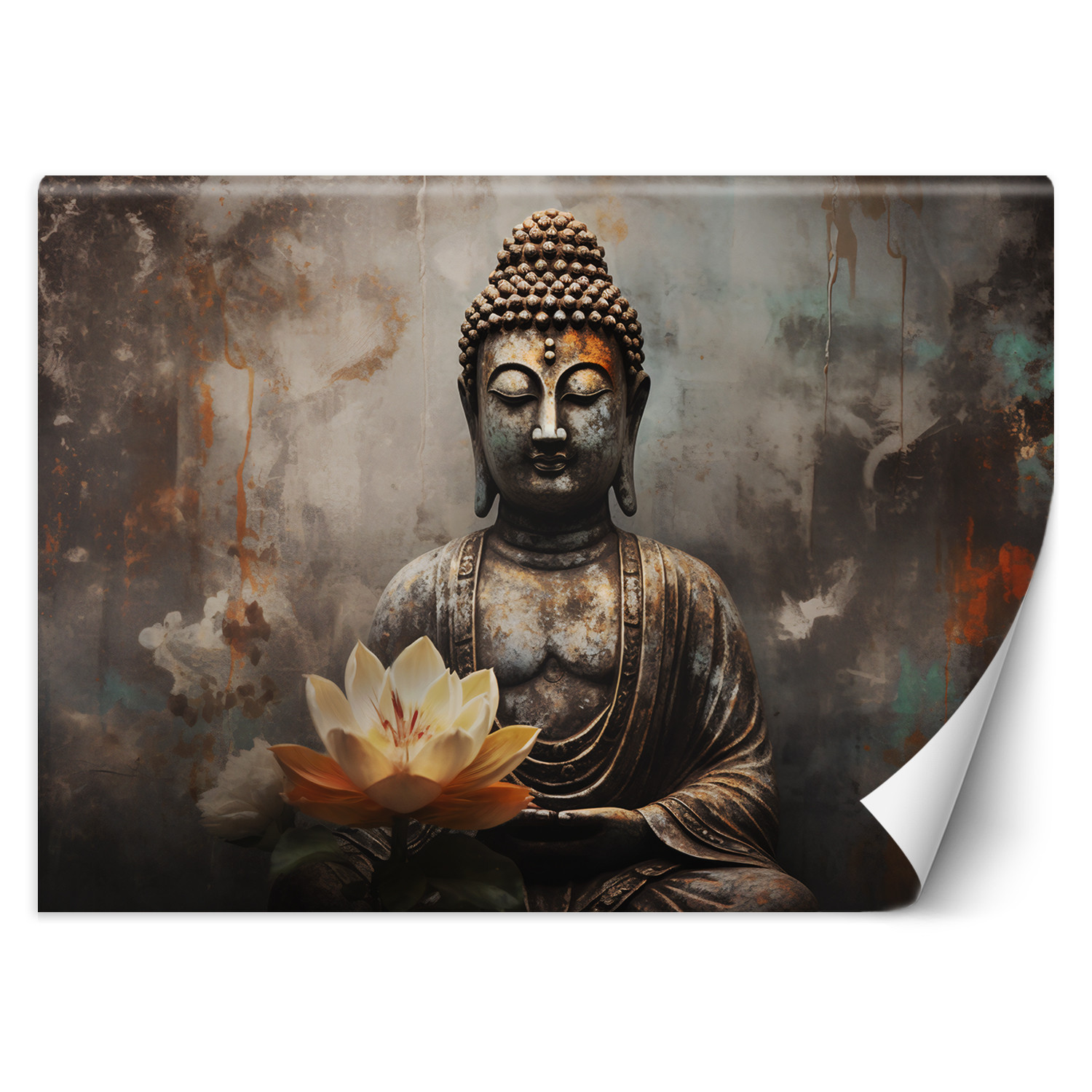 Feeby Fototapeta, Medytujący Budda abstrakcja 150x105