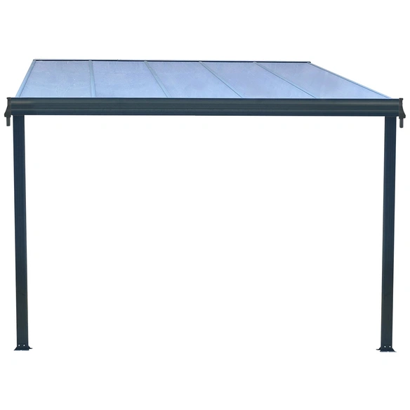 Terrassenüberdachung, Breite: 312 cm, Dach: Polycarbonat (PC), anthrazit