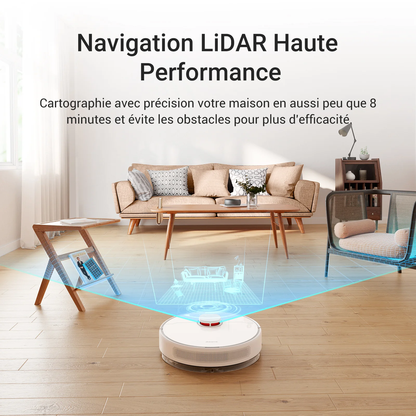 Dreame D10 Plus Robot Aspirateur Laveur