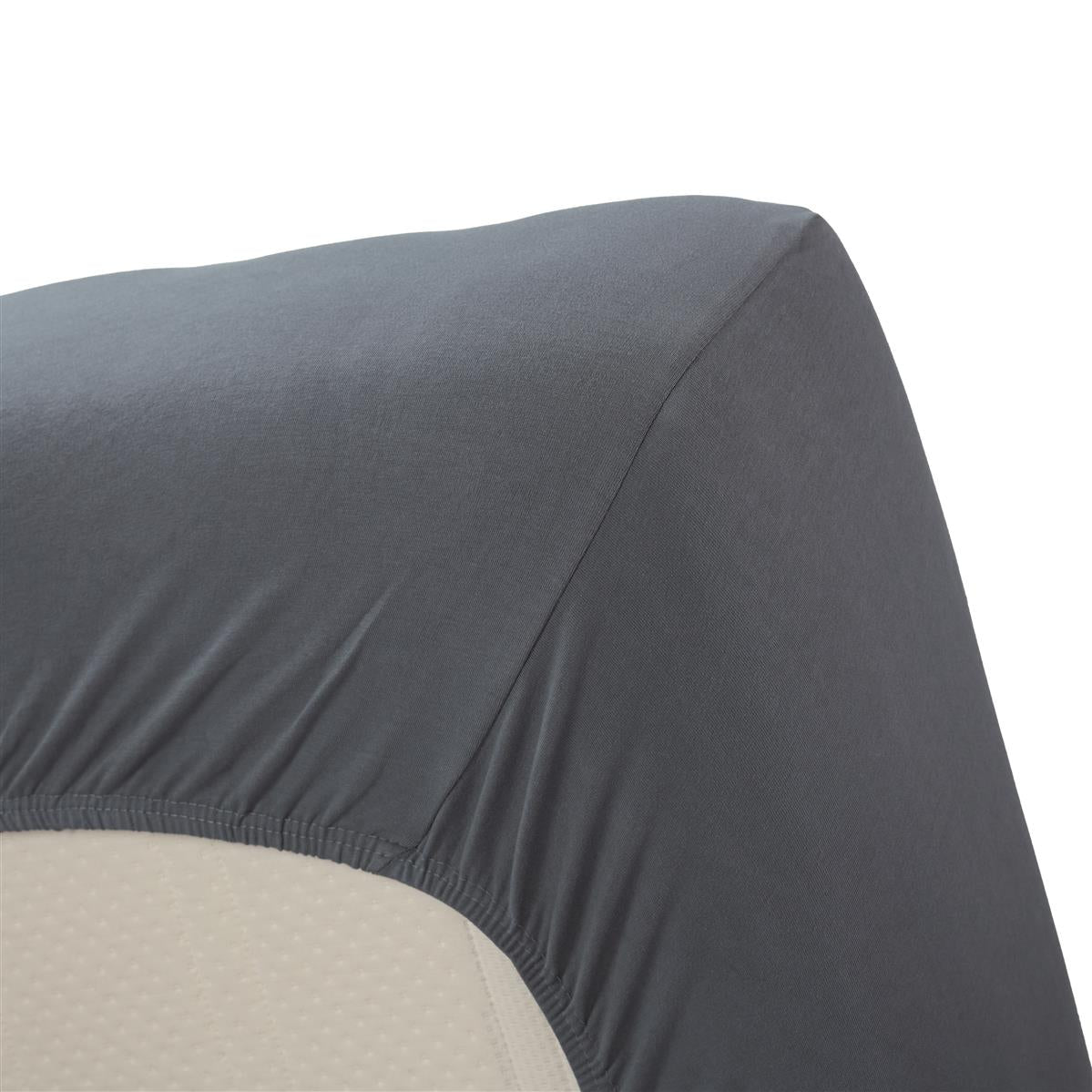 Beddinghouse Jersey Lycra - Hoeslaken - 140x200/220 - Koel grijs