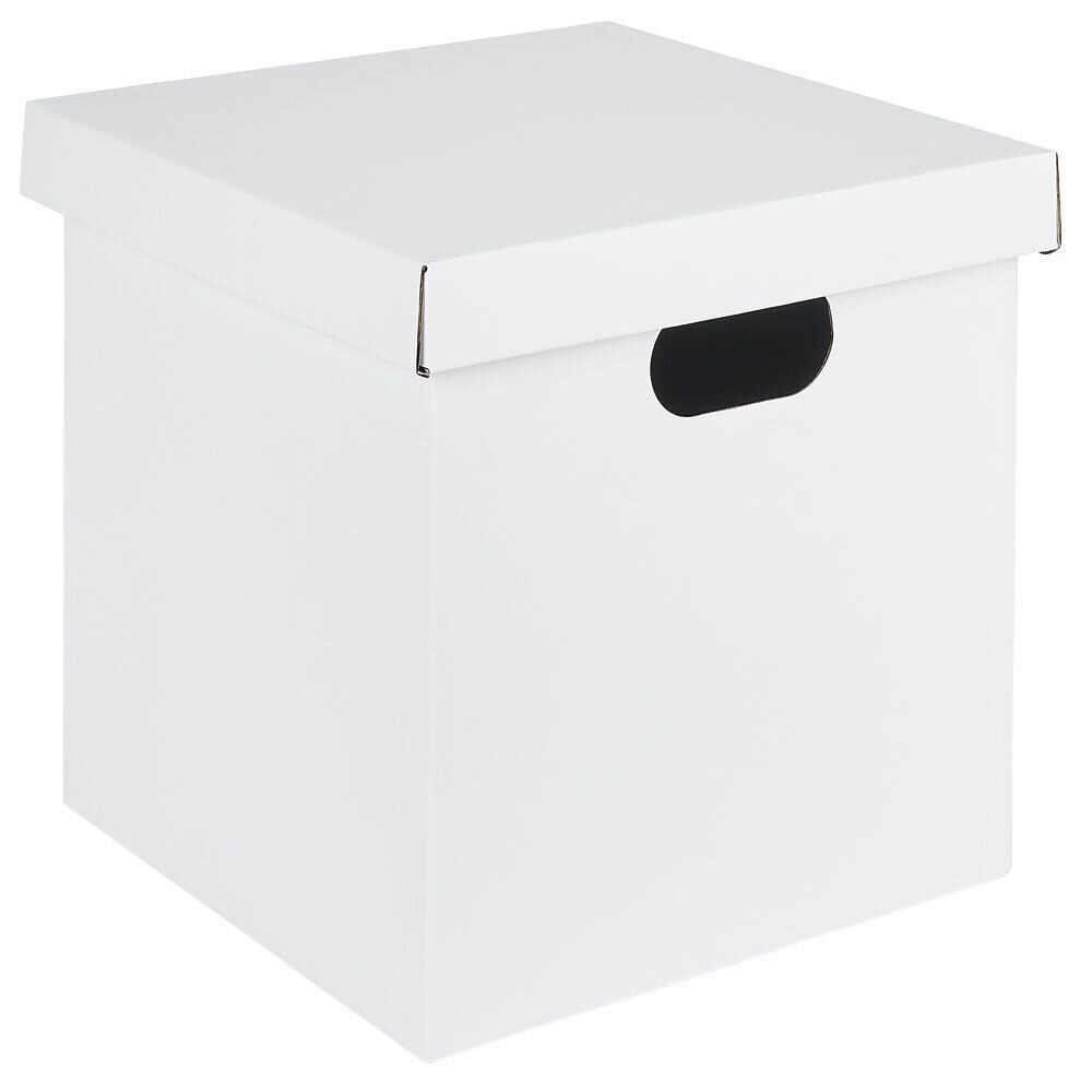 BoÎte carton noire ou blanche 27x27xH27cm