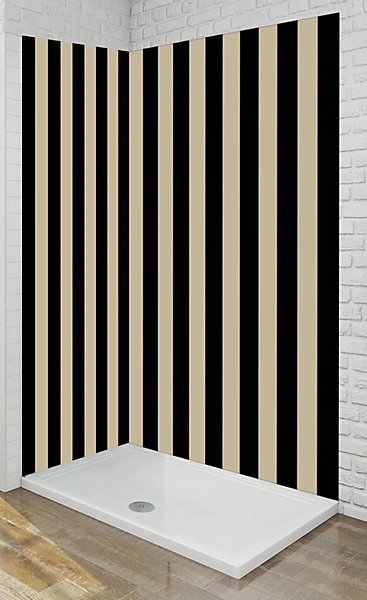 Panneau mural Alu Douche Salle de Bain LINA MAT 120 cm x 210 cm