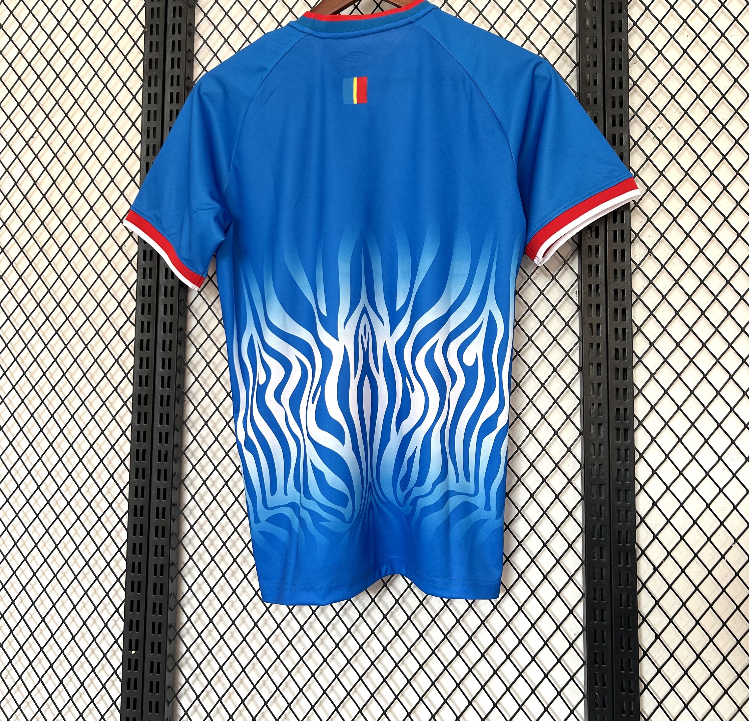 Democratic Republic of the Congo National Team Umbro 2026 Away Jersey - Blue / White / Red