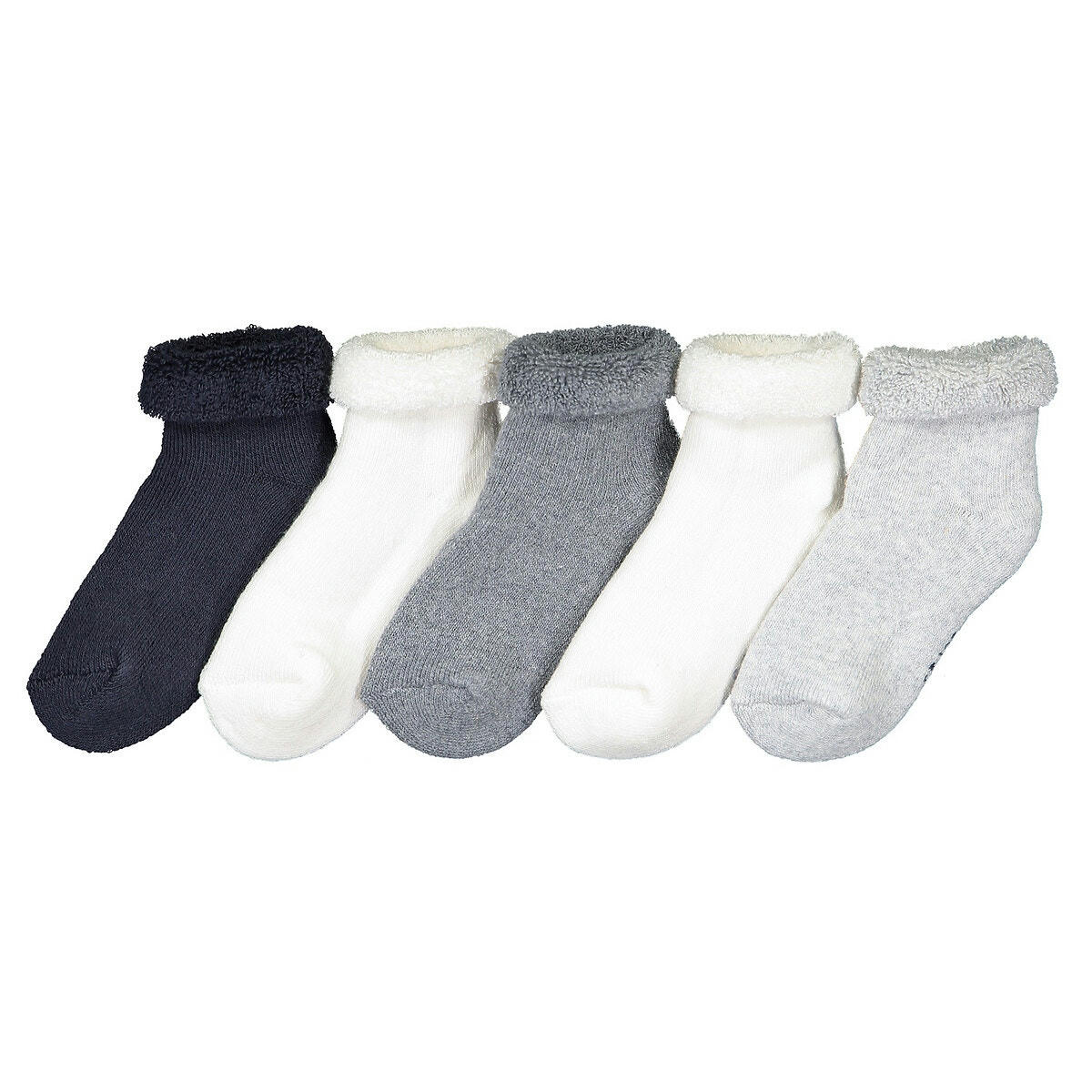 Lot 5 paires de chaussettes bouclette