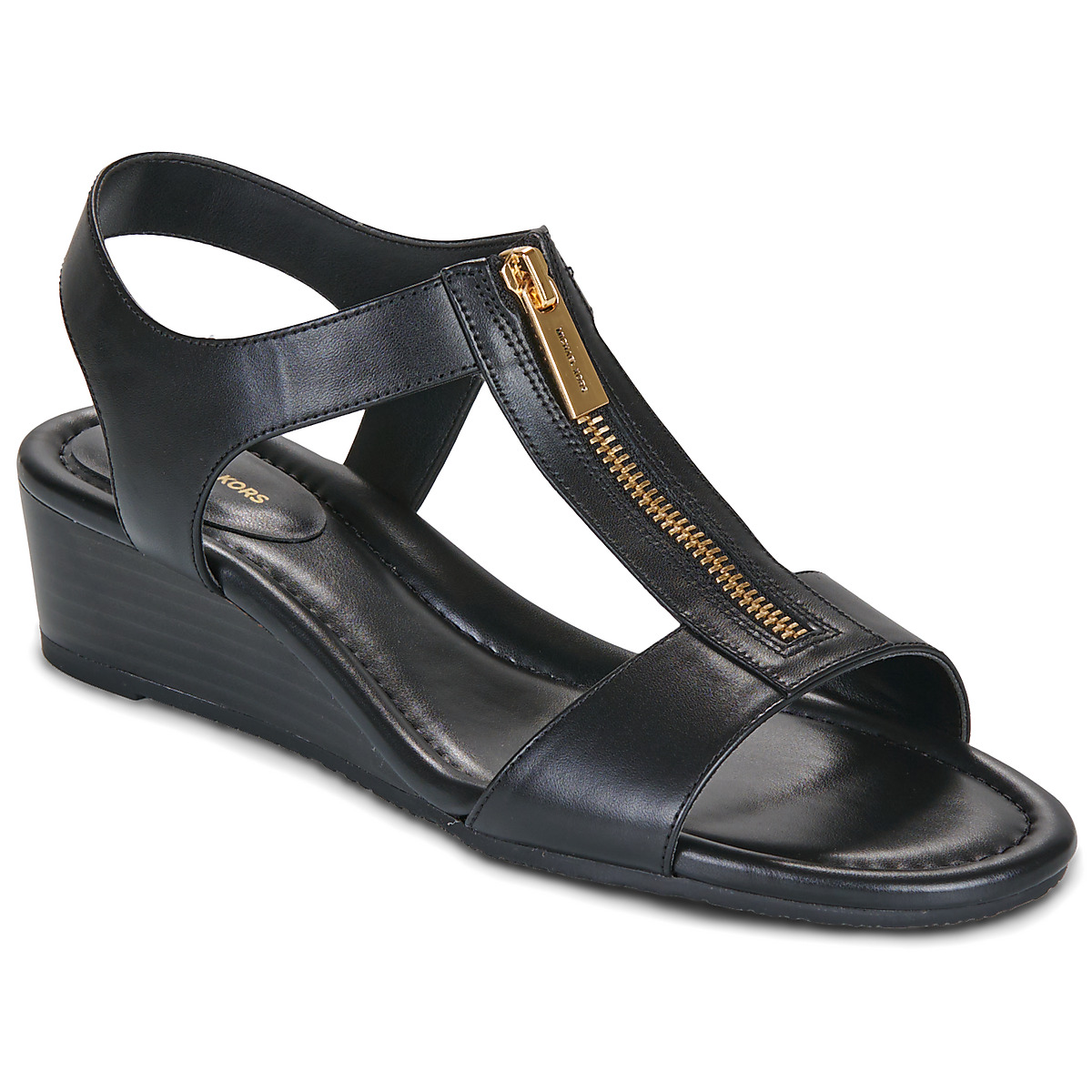 MICHAEL Michael Kors - BERKLEY WEDGE SANDAL - Black