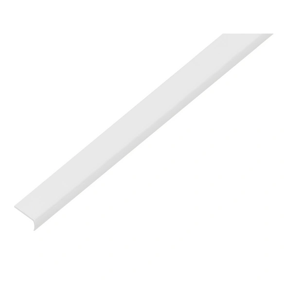 Abschlussprofil, LxBxH: 1000 x 7 x 19 x 1 mm, weiß
