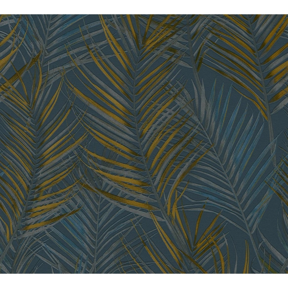 Vliestapete, BxL: 53 x 1005 cm, blau/grau