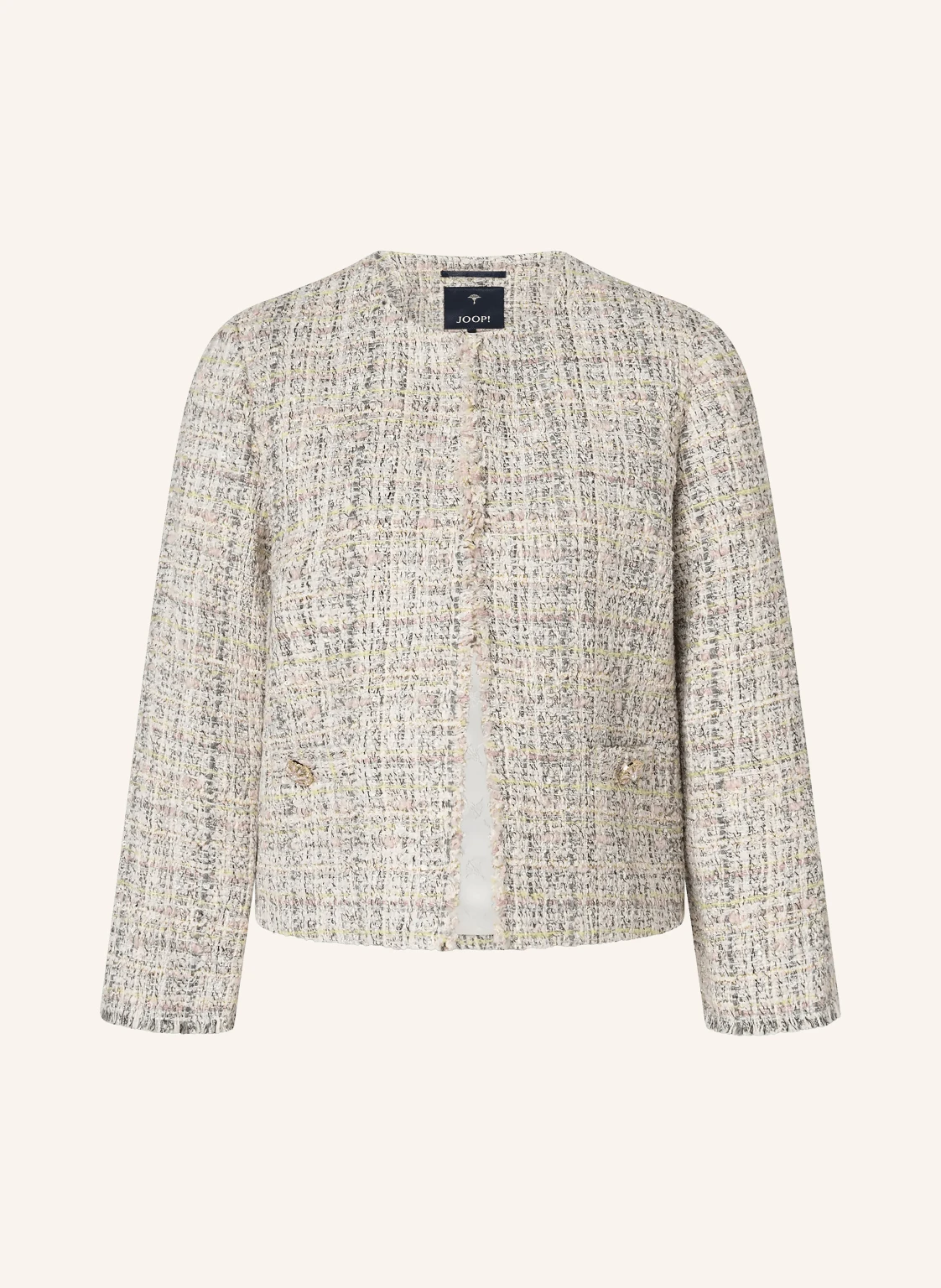 JOOP! Bouclé-Jacke JEMINA mit Glitzergarn und Schmucksteinen