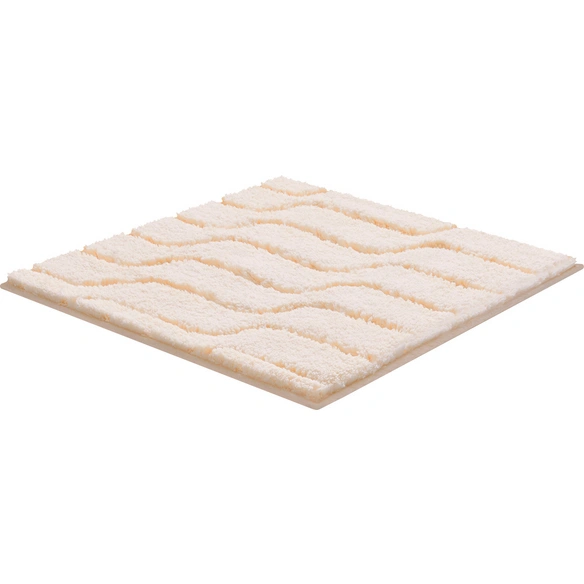 Badematte »Vogue«, BxL: 60 x 60 cm, naturfarben, aus 100% Baumwolle