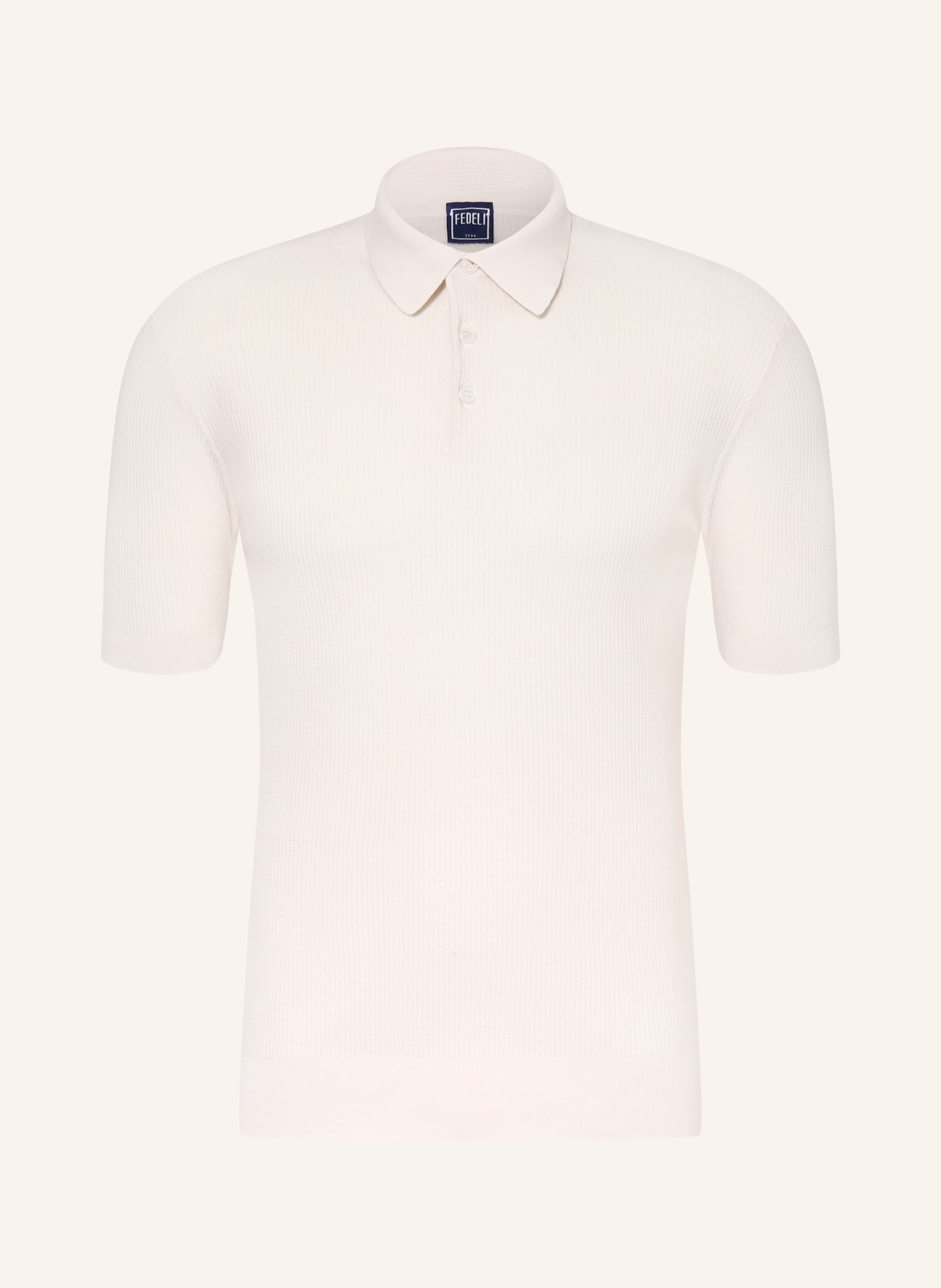 FEDELI Strick-Poloshirt