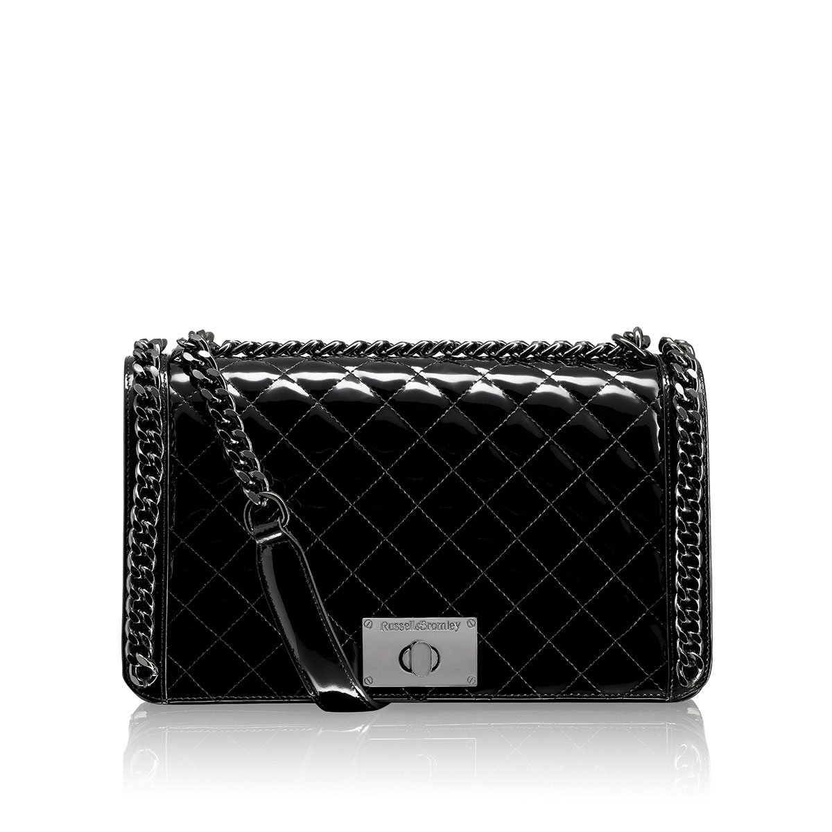 Russell & Bromley CHAINY Chain Trim Shoulder Bag