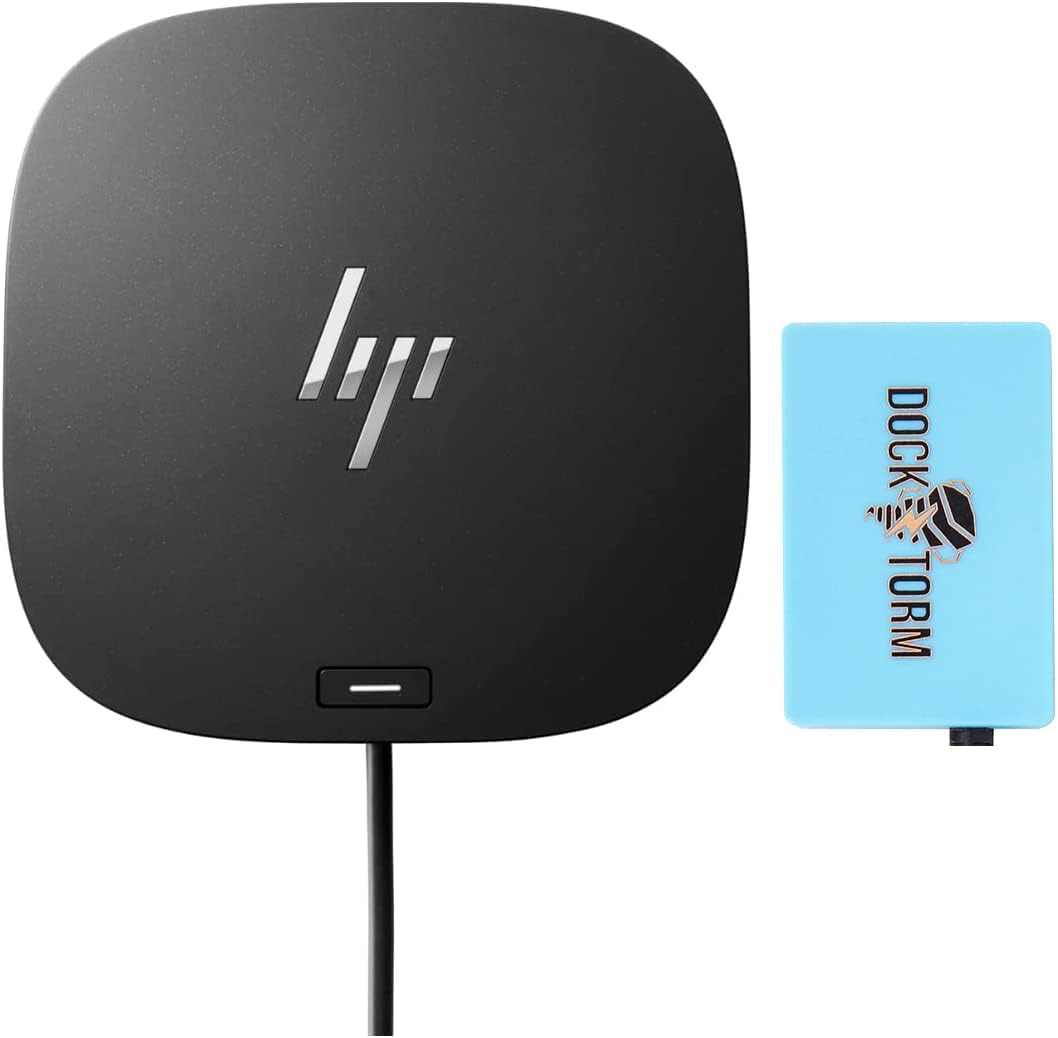 HP USB-C Essential Dock G5 – Multiport Docking Station with USB-C  HDMI  DisplayPort  Ethernet  Includes Dockztorm Dock