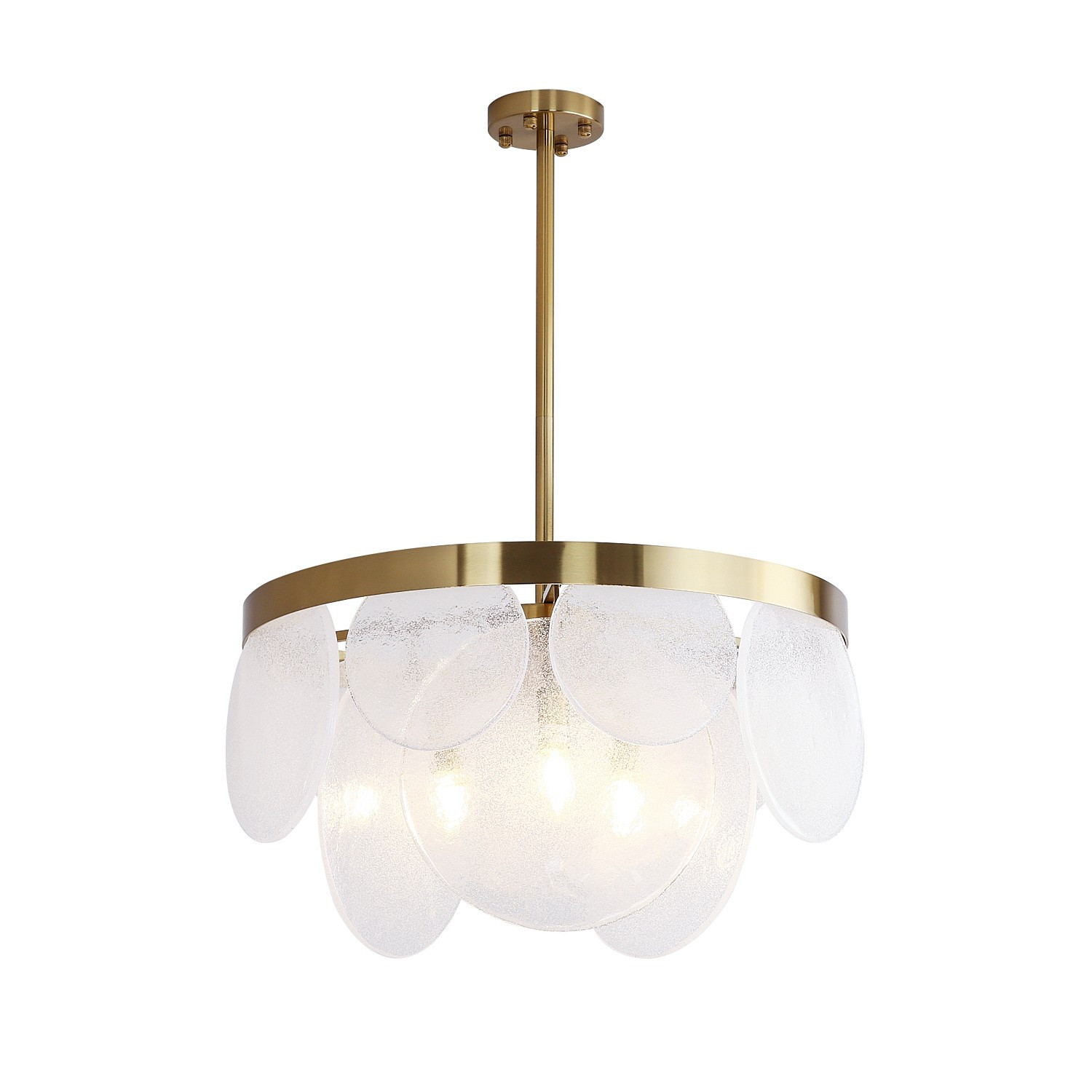 Lampa wisząca AURORA mosiądz 60 cm