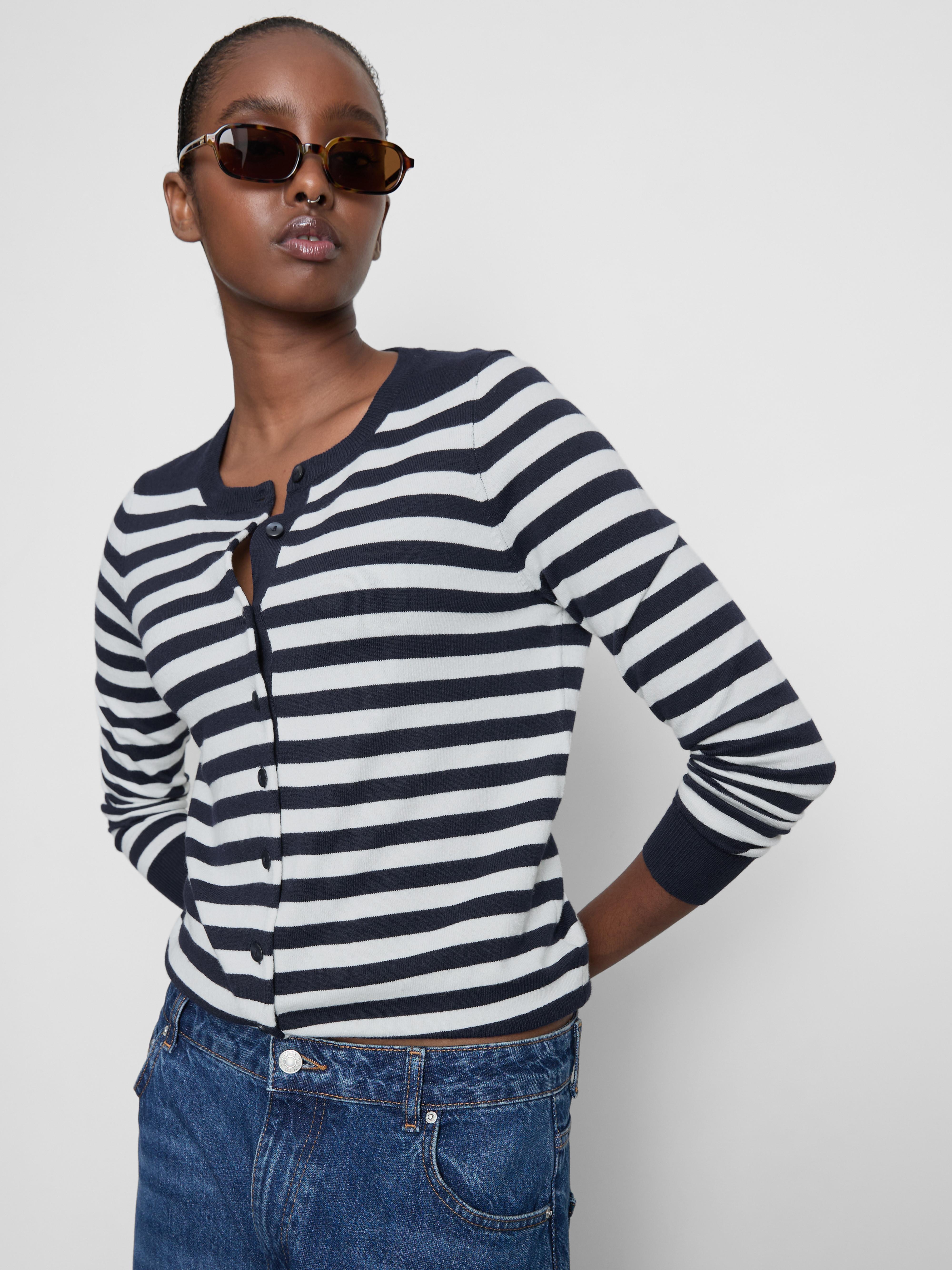 Long Sleeve Crew Neck Cardigan