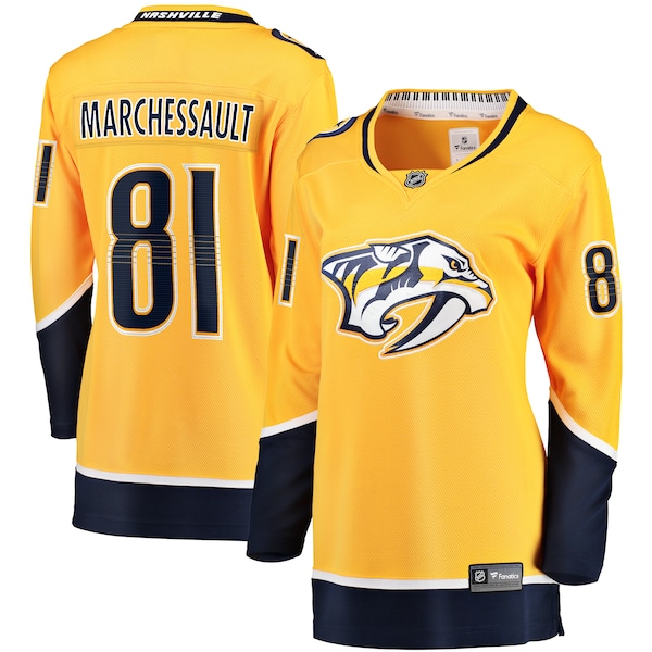 Jonathan Marchessault Nashville Predators  Women's Home Premier Breakaway Player Jersey - Gold