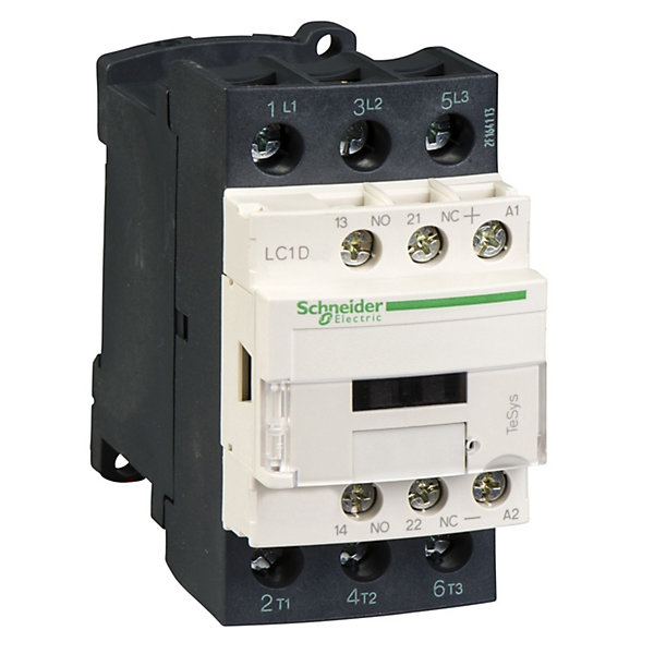 Lc1d326bd Schneider - Contacteur Tripolaire - 3no - 32a - Bobine 24vcc - Cosse