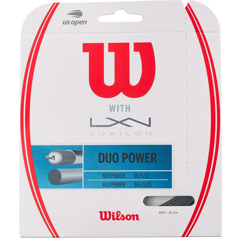 Wilson Duo Power NXT Alu 12.2 m tennis single string